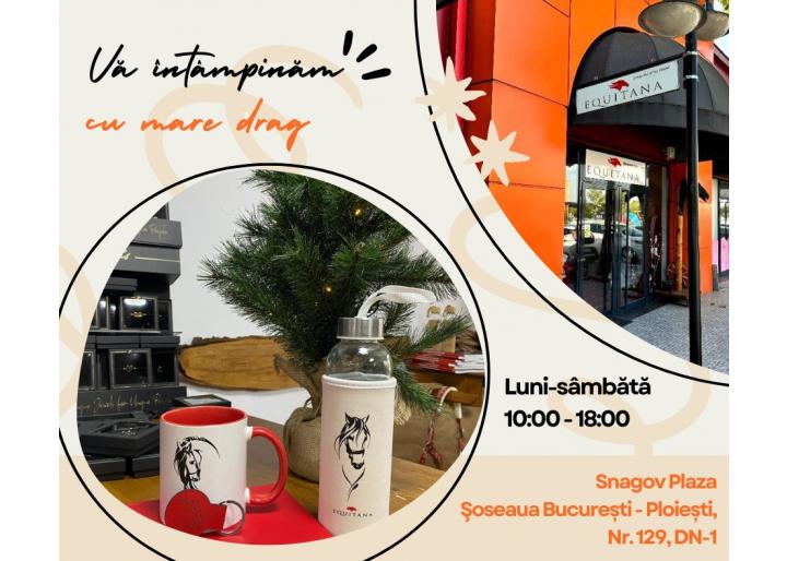 Vă întâmpinăm cu cadouri în magazinul Equitana din Snagov Plaza