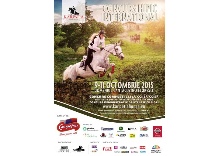 Karpatia Horse Trials 2015: reîntoarcerea pe Domeniul Cantacuzino Floreşti